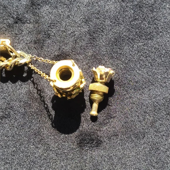Vintage Charm bracelet with perfume dabber - Picture 5 of 5